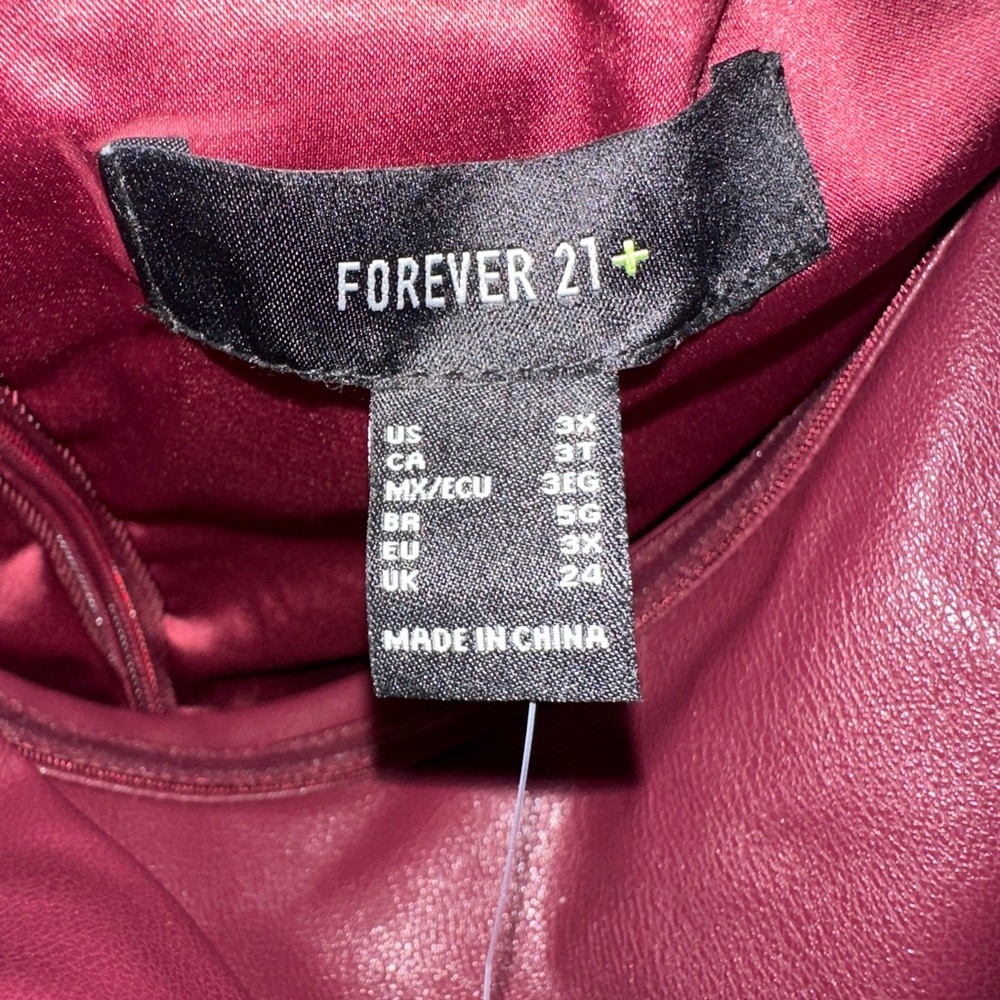 Forever 21 Women's Burgundy Jacket